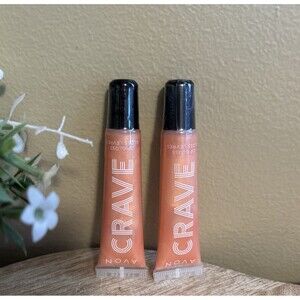 Lot 2 Avon Crave Citrus Sangria 2018 Lip Gloss -New - Sealed -0.3 fl oz. Each